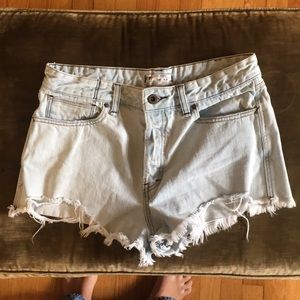 Free People High waisted shorts